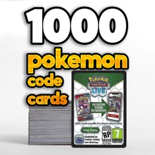 1000 Bulk Pokemon Online Code Cards  - PTCGO Pokemon Cards