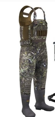 Gonex Neoprene Insulated Bootfoot Chest Waders Adjustable Braces Size 11