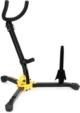 Hercules Stands DS532BB Alto/Tenor Saxophone Stand with Flute/Clarinet Peg