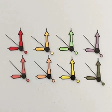 1 Set Luminous Color Watch Hands Black Trim For NH35 NH36 9x13x13mm