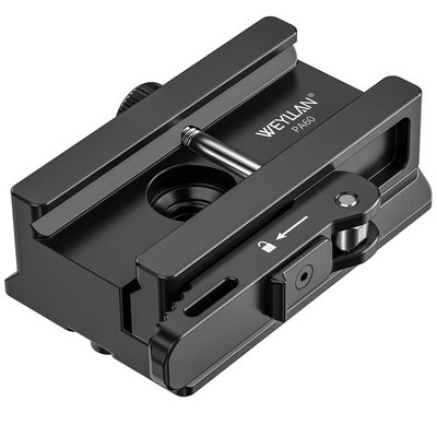 PA60 Arca to Picatinny Adapter Mount with Lever Release, 6061-T6 Aluminum CNC...