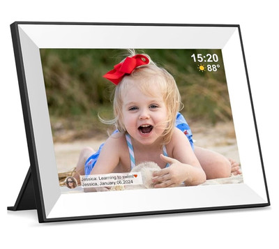 Frameo Digital Picture Frame WiFi Digital Photo Frame 10.1 Inch 1280x800 IPS ...