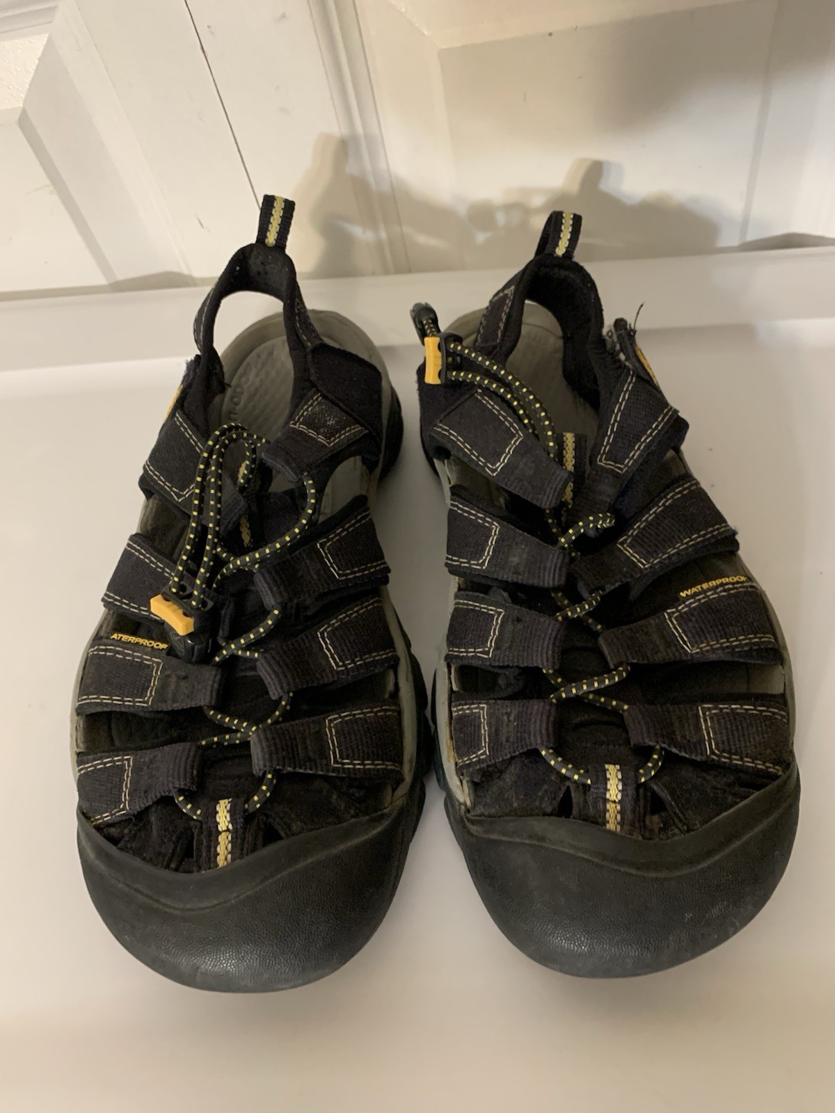 Sandali da trekking Keen uomo tg 7 5 Newport H2 neri punta chiusa impermeabili 1001907