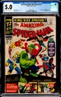 Amazing Spider-Man Annual #3 Marvel Comics 1966 Avengers Hulk Appearance CGC 5.0