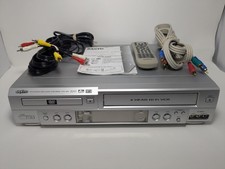 Sanyo DVW-6000 VHS/DVD Combo Player w/ Remote Control EUC Tested Working VCR