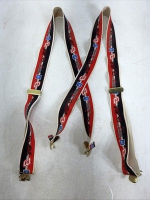 DALE EARNHARDT GM Goodwrench Suspenders NASCAR Racing #3 Clip-On Braces