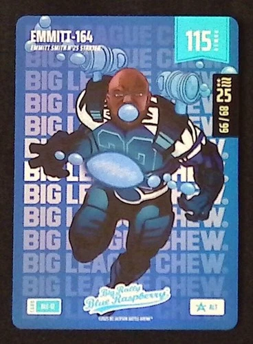 2026 Bo Jackson Battle Arena Blue Emmitt-164 Alt BLC-12 Numbered 89/99 Card
