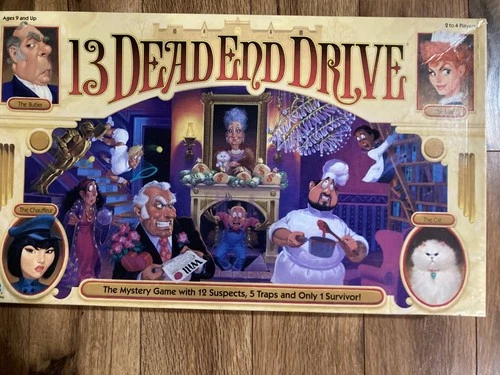 Vintage "13 Dead End Drive" Game by Milton Bradley - 1993 Edition - Complete!