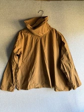 Sofie D’Hoore Top Womens 40 Brown Cotton Poplin Oversized Lagenlook Boho