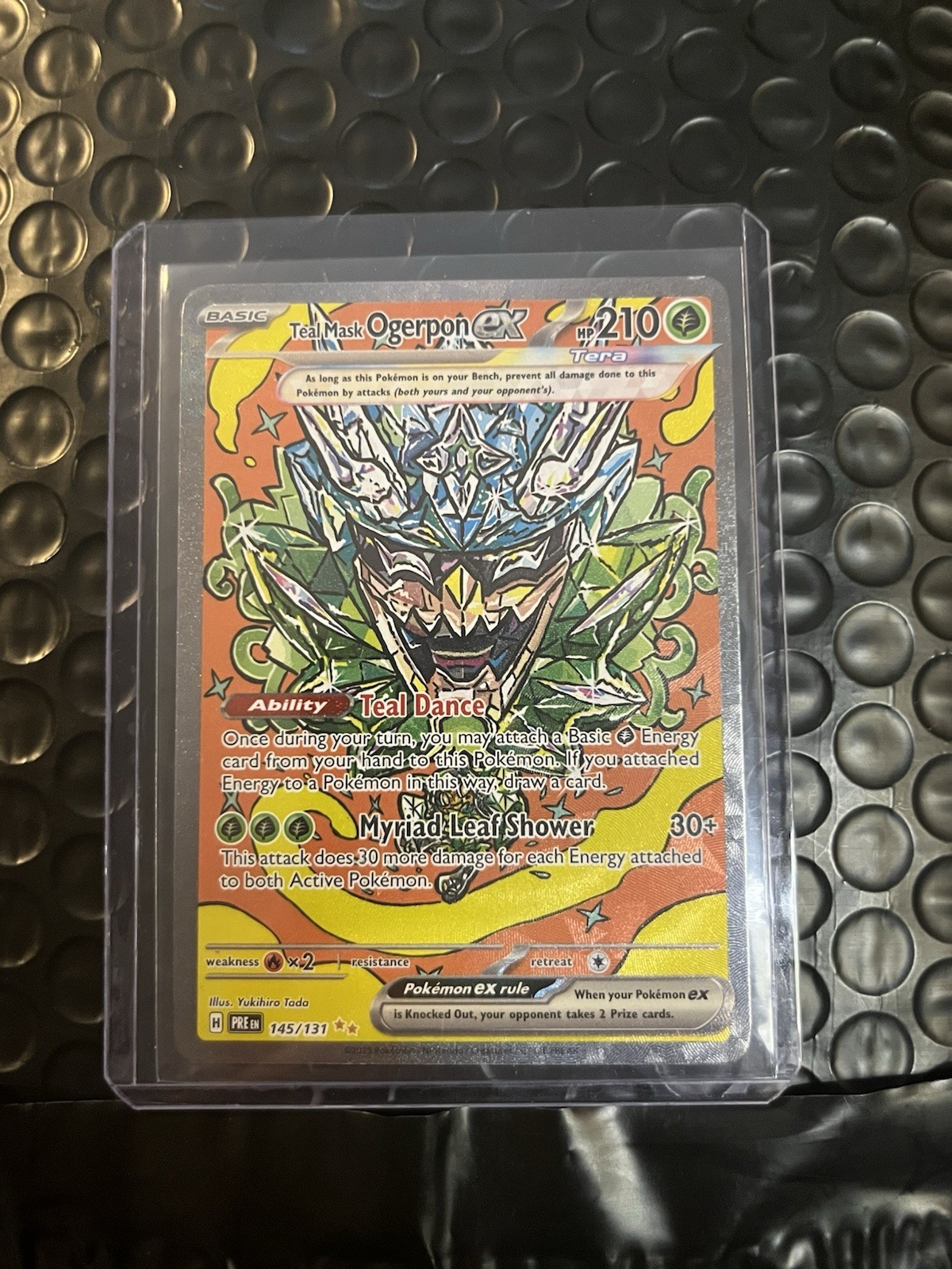 Pokémon Teal Mask Ogerpon EX Special Illustration Rare 145/131 Sv: Prismatic Ev…