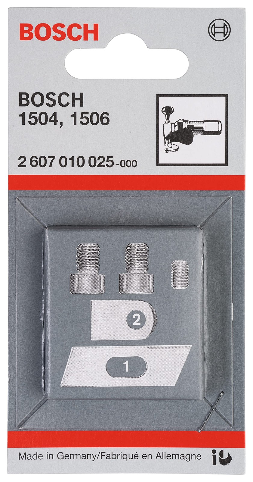 New Bosch 2607010025 14 Gauge Shear Upper/Lower Blade Set