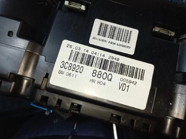 Volkswagen CC 2014 grupos de instrumentos Foto 4 de 4