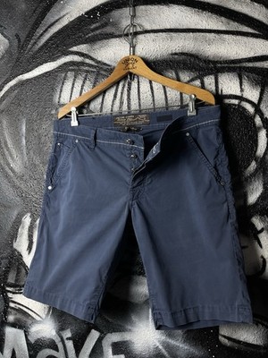 Jacob Cohen Blue Faded Chino Shorts Made In Italy Men s Size 36