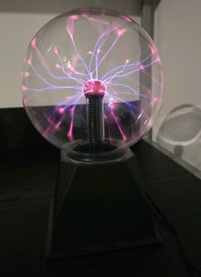 Theefun Blue Plasma Ball 6'' Plasma Globe Touch & Sound Sensitive GOOD FAST SHIP 