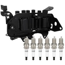 1 ignition coils with 6 iridium Spark Plugs,UF425,coils packs,for Hyundai