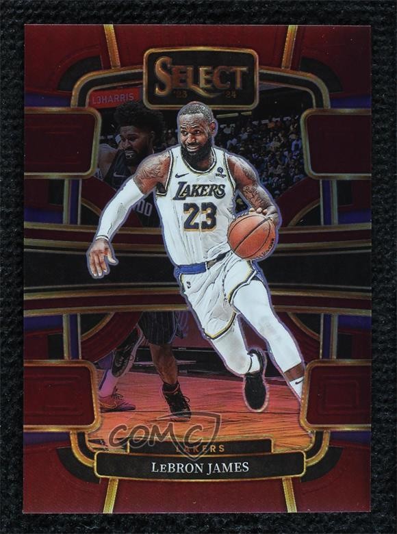 2023-24 Panini Select Concourse Maroon Prizm 15/175 LeBron James #66 hs9
