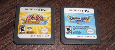 Dragon Quest IX Sentinels of the Starry Skies Kirby Super Star Ultra GENUINE DS