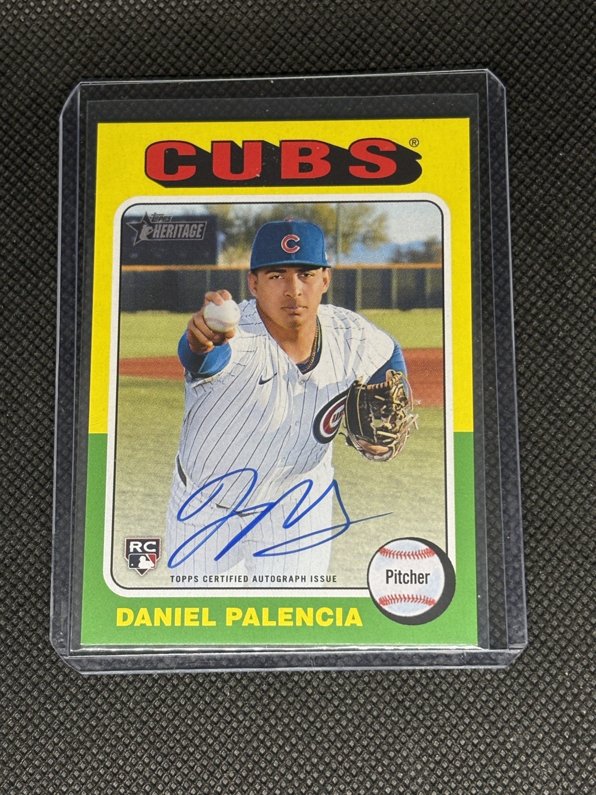 2024 Topps Heritage High Number Daniel Palencia Rookie Real One Auto #ROA-DPA
