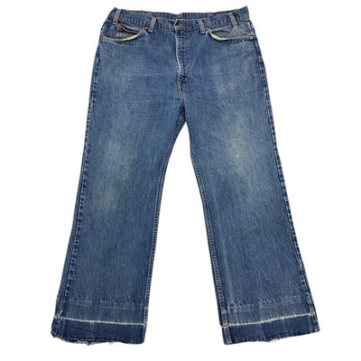 Vintage Levi's 517 Jeans Herren 38 W 28 L Blau Made In USA Bootcut Orange Tab