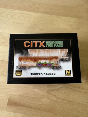 MICRO-TRAINS N SCALE WEATHERED 2-PACK CITX 98305027