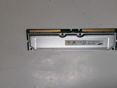 Samsung 256MB PC800 RDRAM RIMM 184-Pin MR16R1628AF0-CK8 Rambus Memory
