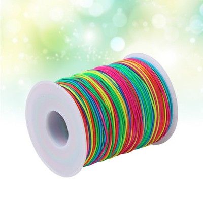 100 M Colorful Round Elastic Cord Beading Stretch Thread String Rope