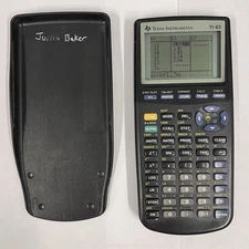Texas Instruments TI-83 Plus Graphing Calculator with Cover Tested Works
