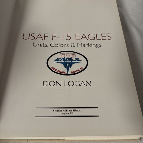 USAF F-15 Eagles Units Colors and Markings Schiffer Military History by Don 1st - Picture 2 of 7