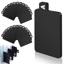 26x A to Z Record Dividers Alphabet Organizer Vinyl CD Book File Index Tabs Card