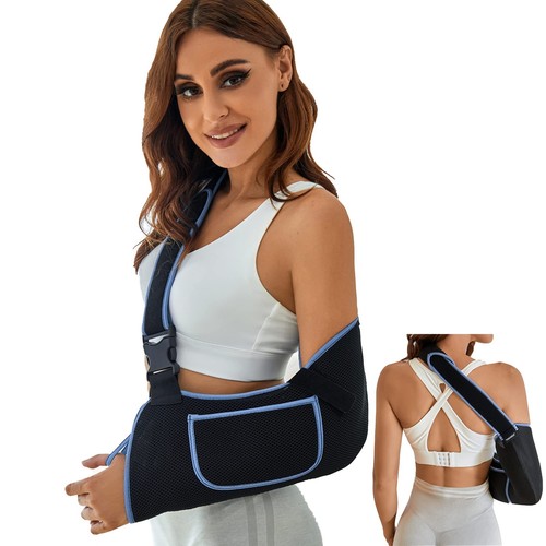 Arm Sling Shoulder Immobilizer - Rotator Cuff Support Brace - Comfortable Med...