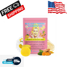 40pcs Turmeric Cleansing Pads - Face Pads for Dark Spots - Turmeric Pad Infused