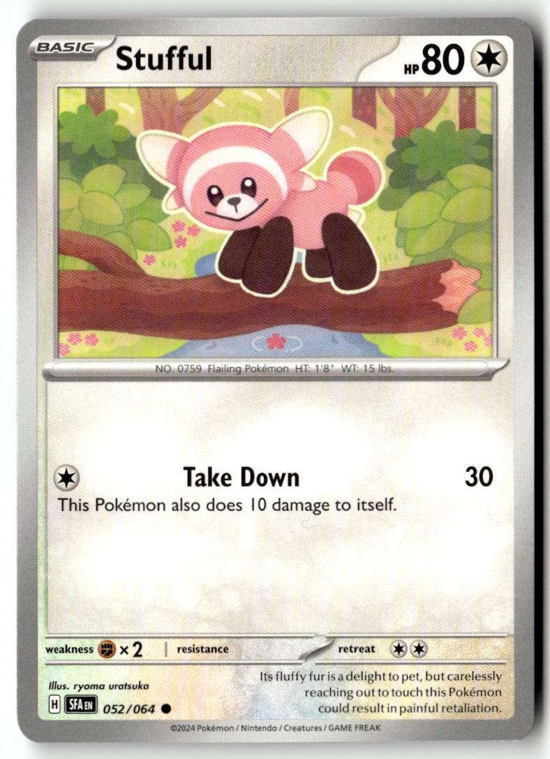 Pokemon TCG Stufful 052/064 Normal SV: Shrouded Fable