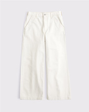 NWT Abercrombie  Fitch High Rise Wide Leg Trouser Jean