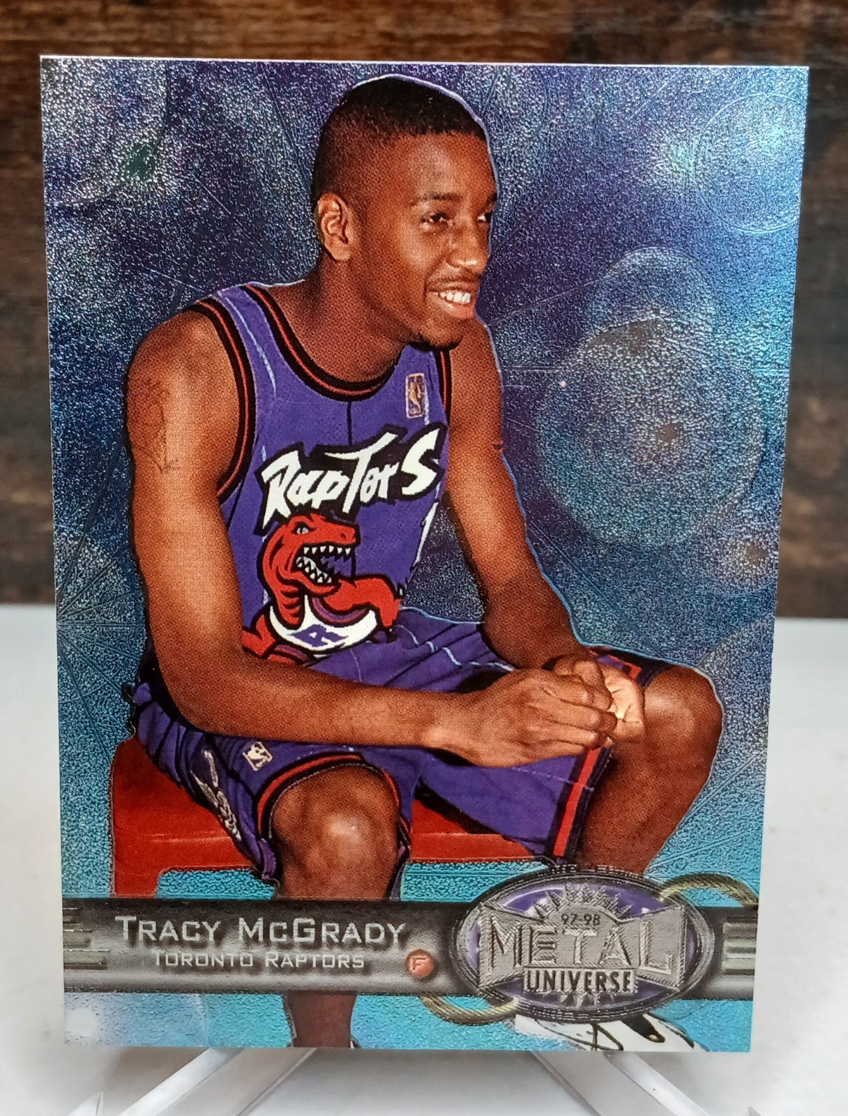 Tracy McGrady 1997-98 Metal Universe #42 (RC) Toronto Raptors