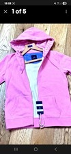 Womes Pink Zipped Hoodie Size 8