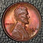 1935-S Lincoln Cent, Very Choice BU, Beautiful Toning, Raw