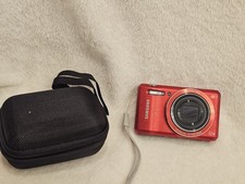 Samsung WB35F Smart WiFi Digital Camera 12x Optical Zoom Red Battery Case Tested
