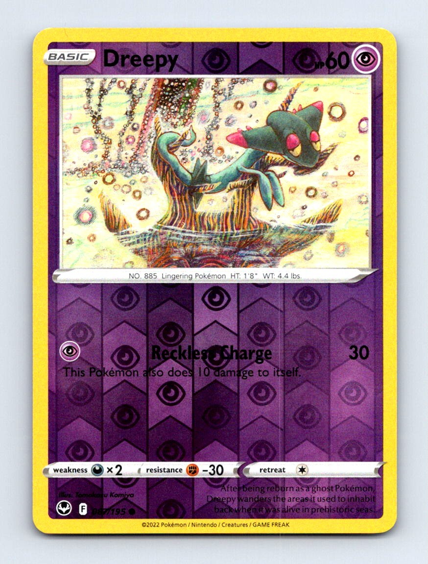 #87 2022 Silver Tempest _ Dreepy Reverse Holo