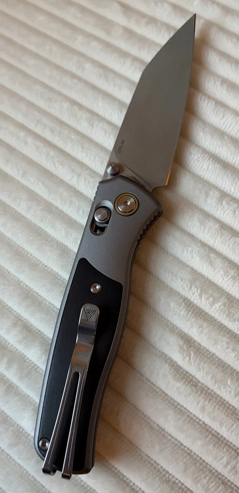 Cuchillos SRM Medalla 259L-AK Gris Aluminio y Madera de Ébano Cuchillo Plegable 259LAK Foto 3 de 4