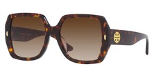 Tory Burch Woman Sunglasses TY7191U 172813 54mm Tortoise - Brown Lens - NEW