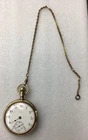 Antique Elgin 18s Model 5 Grade 387 14K Gold Fill Pocket Watch Running 17 Jewels
