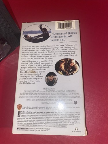 Grumpy Old Men (VHS, 1994) - Bild 3 von 4