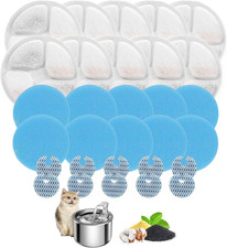 Cat Water Fountain Filter,Cat Fountain Filters Replacement for round 2L/67Oz Sta