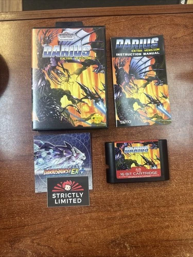 Homebrew- Darius Extra (Sega Genesis, Vintage Video game)