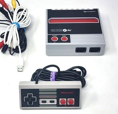 Hyperkin Retron 1 AV (Nintendo NES Compatible) w/ Controller & Cables - TESTED