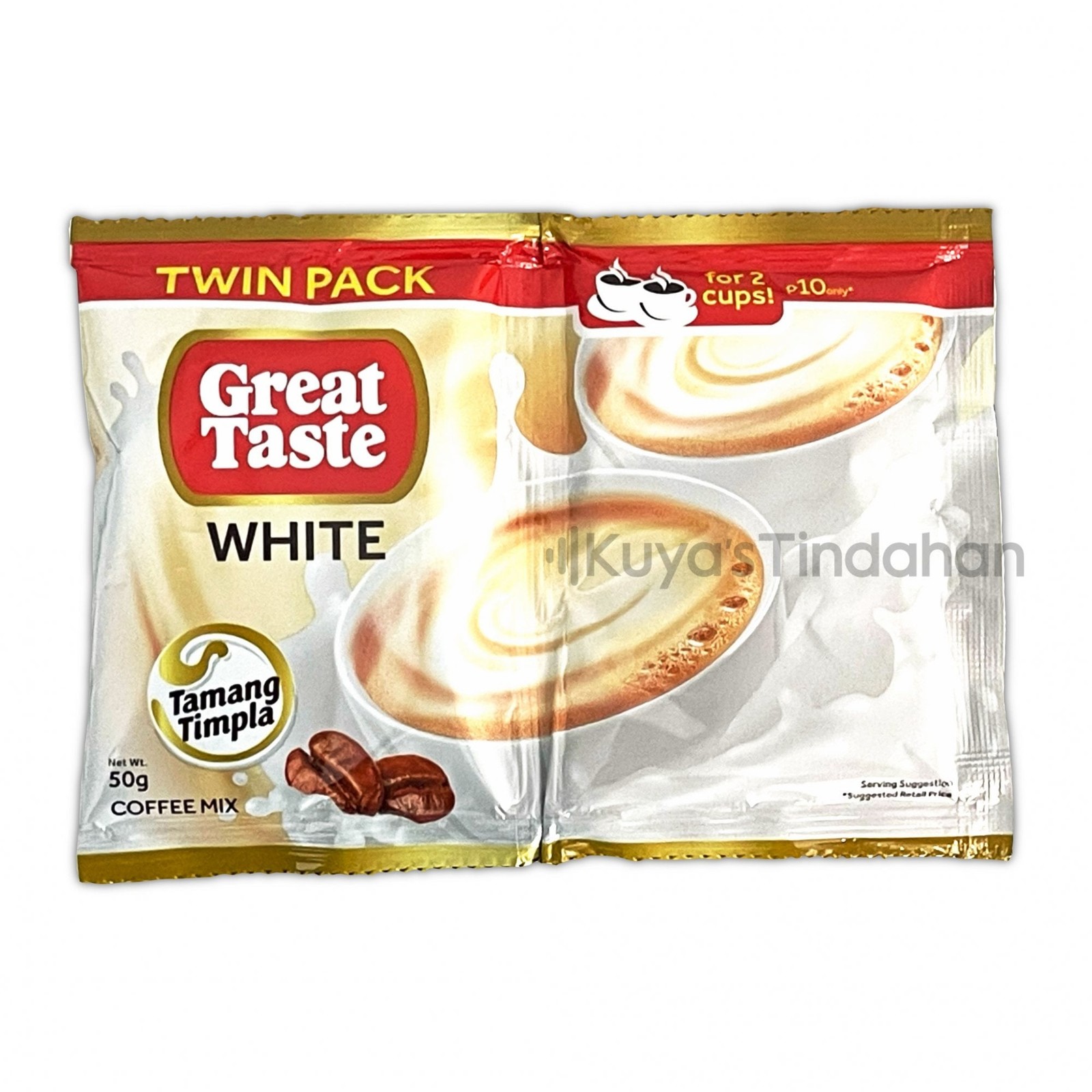 Great Taste White Coffee Mix 25g x 20 sachets TWIN PACKS