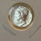 1943-S Brilliant Uncirculated Silver Mercury Dime... GEM+ Condition. See photos.