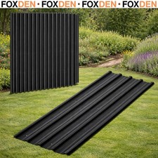 Pack of 12 Metal Roofing Sheets Panel for Greenhouse & Garden Structures Sheds
