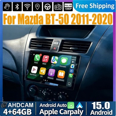 4+64GB For Mazda BT-50 2011-20 Carplay & Android Auto Head Unit Car Stereo Radio
