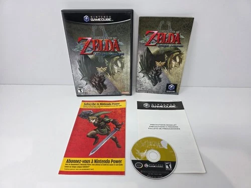 Zelda : Twilight Princess (Nintendo GameCube) Complete in Box (Cib) w Inserts